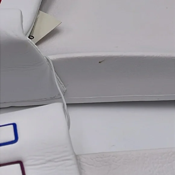 NWT Pride Slip-On Comfort White Sandals - Size L - Picture 5 of 11